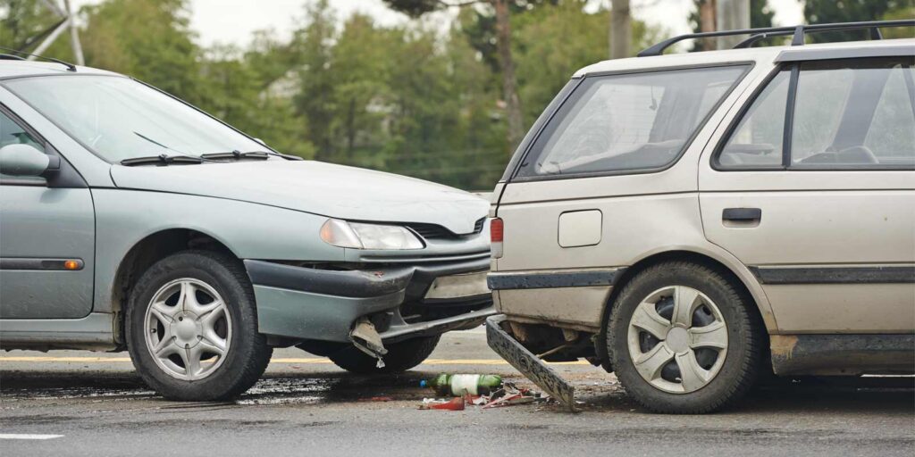 a minor car crash caused by an uninsured motorist
