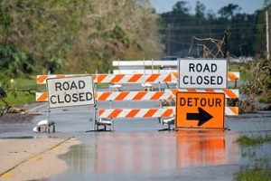 road closed hazard