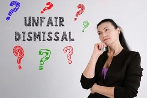 women thinking about unfair dismissal