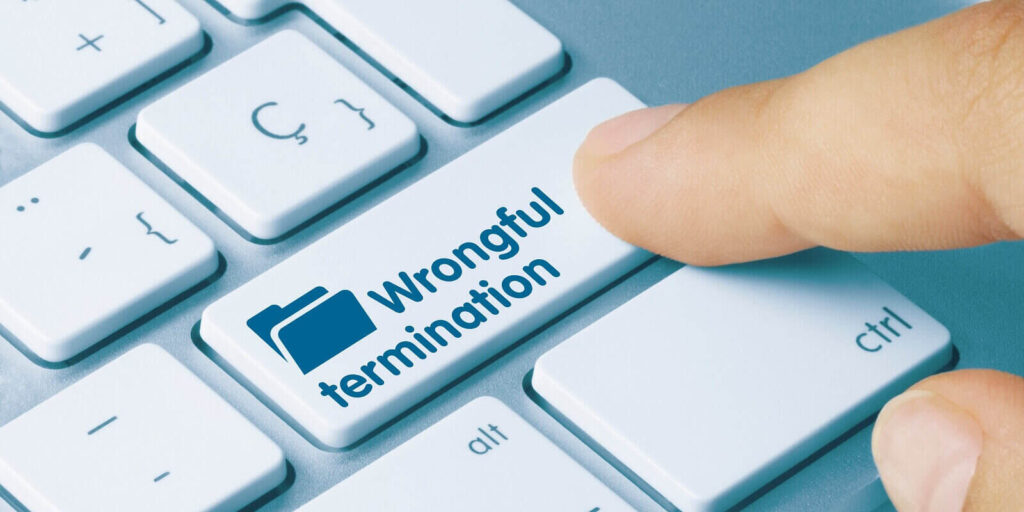 wrongful termination key press
