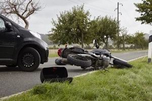 motorcycle accident in highway